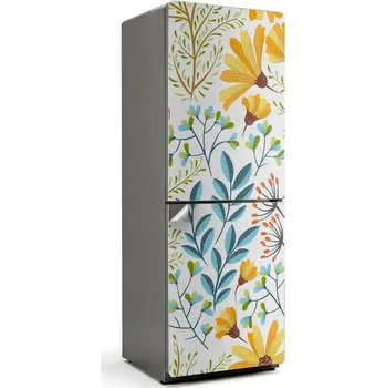 Fototapeta Samolepicí Samolepka Na Ledničku Fólie do kuchyně Květinový vzor s listy