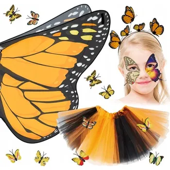Karnevalový kostým KOSTÝM PŘEVLEK KOSTÝM MOTÝLEK PRO DÍVKU