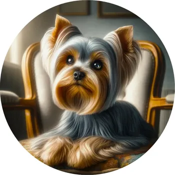 Jedlá dekorace na dort Jedlý papír jorkšírský teriér