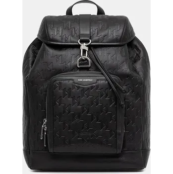 Kožený batoh Karl Lagerfeld K/LOOM A3M30180 černá 99X, vel. ONE SIZE