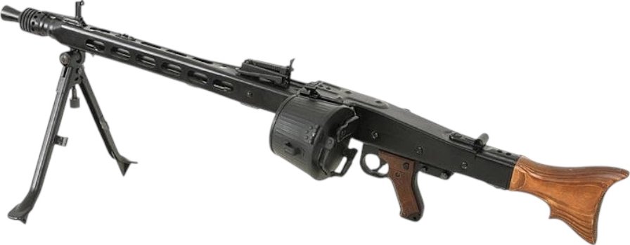 AGM Kulomet Maschinengewehr MG 42 celokov dřevo