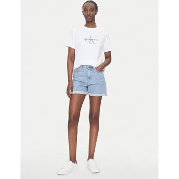 Oblečení a móda Calvin Klein Jeans T-Shirt Hero LV047B865G Bílá Regular Fit M