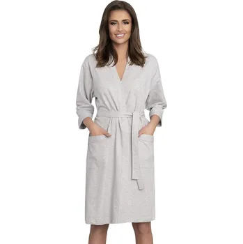 Dámský župan Dámský župan ITALIAN FASHION KARLA světlá melanž XL 0