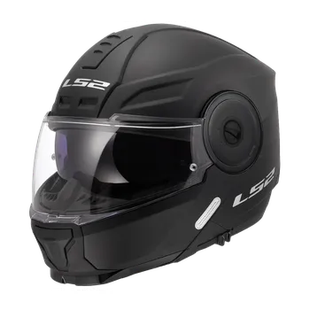 Helma na motorku LS2 FF902 SCOPE II SOLID Matt Black, výklopná helma na motorku + PINLOCK v ceně