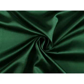 Satén dekorační Varianta: 9 zelená tmavá, Balení: 1 m
