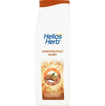 Přípravek na opalování Helios Herb Samoopalovací mléko s ořechovým extraktem 200 ml