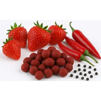 Boilies Boilies - PIKANTNÍ JAHODA - S černým pepřem - Ø 20 mm 500 g