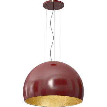 Závěsné svítidlo LUMINEX COMPO 1690 ČERVENÉ / ZLATÉ