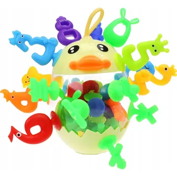 ostatní stavebnice SADA SILIKONOVÝCH EDUKAČNÍCH STAVEBNICE PŘÍSAVKY ČÍSLICE VÝUKA ČÍSEL 15ks