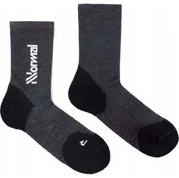 Pánské ponožky Ponožky NNormal Merino Socks 2 Black [Velikost obuvi 35-38]