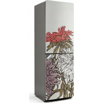 Fototapeta Samolepicí Nálepka Bubble Free na Lednici Květinový vzor s detaily