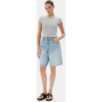 Pánské tričko Calvin Klein Jeans T-Shirt LV047C200G Šedá Slim Fit L