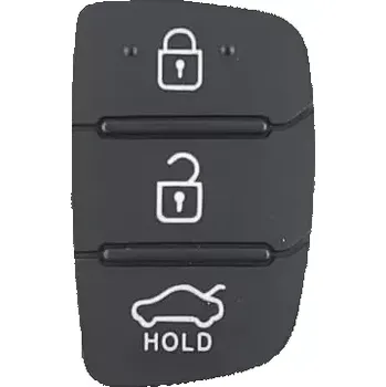Autoklíč Tlačítka Hyundai 3tl. typ2 pro dálkové ovladače Hyundai a Kia