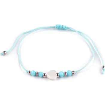 Krejčovské nůžky Annie's Knit Náramek se srdíčkem –⁠⁠⁠⁠⁠⁠ světle modrý