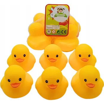 Vrták MEGADIDI Sada 6 KAČENEK do koupele GUMOVÁ KAČENKA, sada šesti KAČENEK
