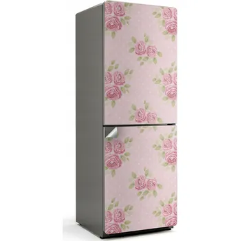 Fototapeta Samolepicí samolepka na ledničku Snadná Instalace Květinový vzor s lístky