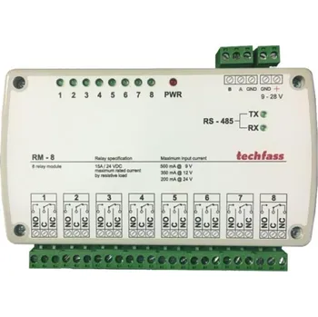 Relé RM-8 - Osmi kanálový relé modul
