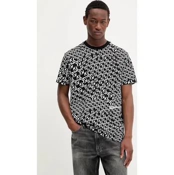 Pánské tričko Bavlněné tričko Karl Lagerfeld Jeans A3M17114 černá 99X, vel. XS