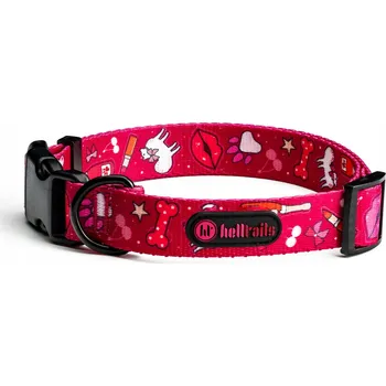 Obojek pro psa Materiálový obojek pro psa Helltails, velikost S