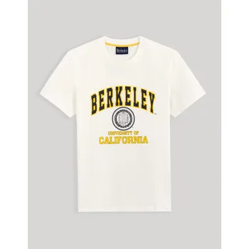 Pánské tričko Celio Tričko Berkeley university 1112385 Bílá S