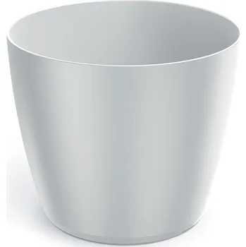 Květináč Plastový květináč REGULAS bílý, varianta 17,8 cm