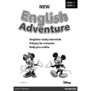 Anglický jazyk New English Adventure 1 a 2 slovníček CZ