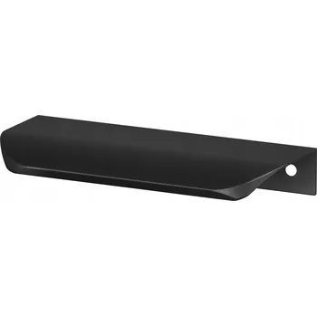 Nábytkové kování NÁBYTKOVÁ ÚCHYTKA OKRAJOVÝ ČERNÝ MAT 96/116 UA2