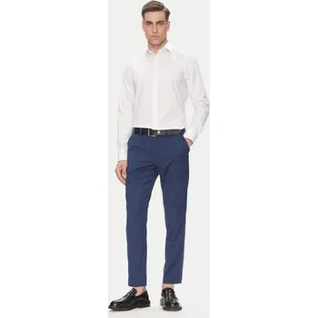 Pánská móda Calvin Klein Košile LV019EU029 Bílá Slim Fit 43