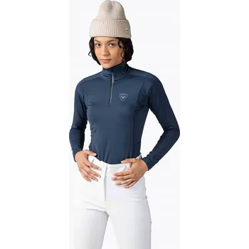 Dámské tričko Dámské termoaktivní triko s dlouhým rukávem Rossignol Classique 1/2 Zip dark navy L