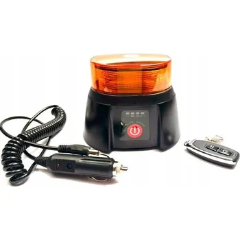 Autoelektronika Bezdrátová výstražná lampa s dálkovým ovládáním, 48 LED, 12/24V, CE homologace E9 R10