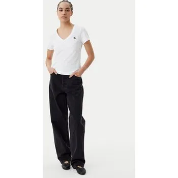 Calvin Klein Jeans T-Shirt J20J213716 Bílá Regular Fit S