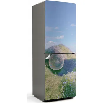 Fototapeta Samolepicí , kuchyňská Fólie , mýdlové bubliny na louce