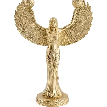 Svícen Dekorativní svícen 30 x 23 x 9 cm žlutá barva 1.20.30.003.921.4 18X