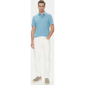 Pánská móda Calvin Klein Polokošile Supima LV04LB276G Modrá Regular Fit XXL