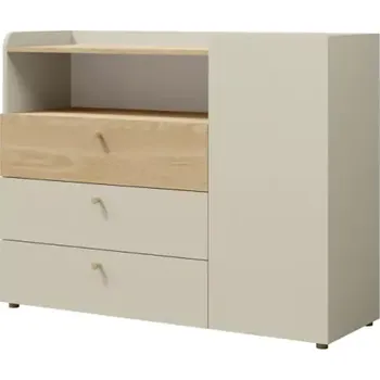 Dětský pokoj Komoda Yuva R9 béžová/dub - SLEVA 3% s kodem radost25