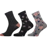 Dámské ponožky NOVIA 1088 | 3 páry Velikost: 26-27 (39-41)