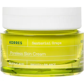 Pleťový krém Korres, Krém na zjemnění pórů Santorini Grape 40ml