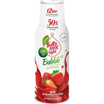 Sirup pro výrobník sody FruttaMax příchuť Jahoda bez cukru 500ml