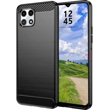 Pouzdro na mobilní telefon Zadní Kryt RCBR pro T-Mobile T Phone 2 5G CARBON CASE černý
