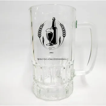 Sklenice Skleněný půllitr se jménem Jarmila v1