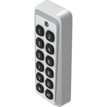 WKSR 932K WH B-MF - Uzká HF RFID čtečka s klávesnicí, wiegand, BLE, bílá