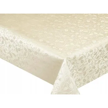 ubrus Cerata na Metráž Ubrus Ceratový Ecru Béžové Květy 240x137 cm