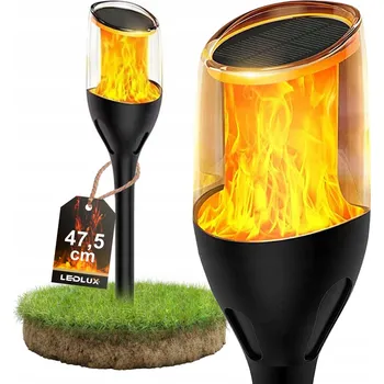 Venkovní osvětlení Solární lampa LEDLUX černá 47,5 cm 1 ks