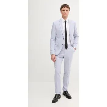 Pánský oblek Oblek Lindbergh 30.61040.SOFT.PURPLE modrá 05X, vel. 48