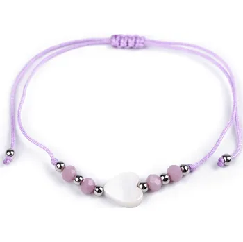 Krejčovské nůžky Annie's Knit Náramek se srdíčkem –⁠⁠⁠⁠⁠⁠ fialová lila