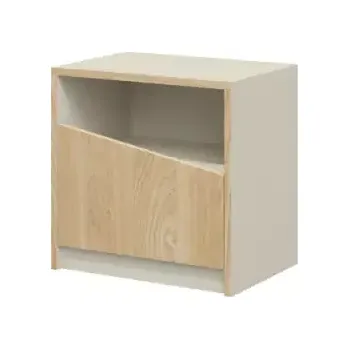 Ložnicová sestava Noční stolek Asim R6 L dub/šedobéžová - SLEVA 3% s kodem radost25