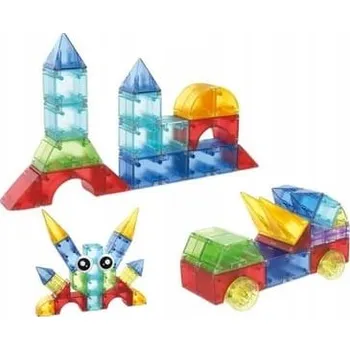 ostatní stavebnice Magnetická stavebnice 3D 62 ks