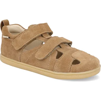 Dívčí sandály Mido shoes Barefoot dětské sandály Mido - Braz hnědé Velikost: 30