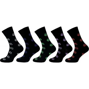 Dámské ponožky Dámské ponožky NOVIA 1082 | 5 párů Velikost: 24-25 (37-38)