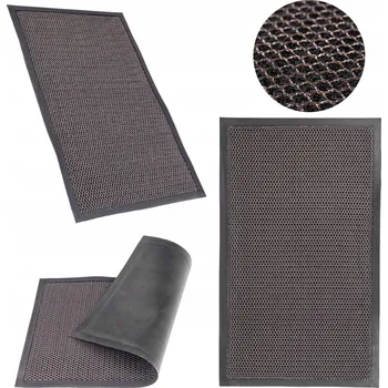 Rohožka GUMOVÁ ROHOŽKA PŘED DVEŘE VSTUPNÍ ČISTICÍ ZÓNA NA BOTY VELKÁ 75x45cm